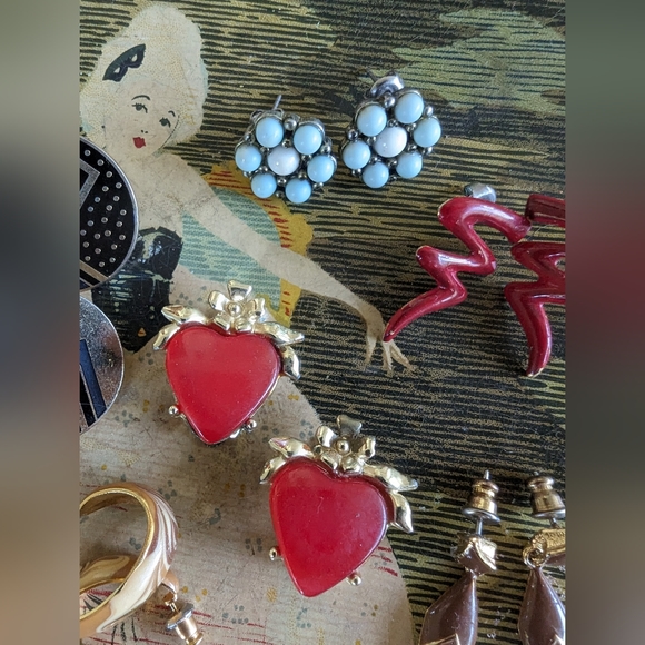 Vintage Earring Lot - Picture 7 of 10